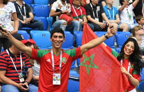 هواداران تیم ملی مراکش در بازی ایران - مراکش - اسپوتنیک افغانستان  