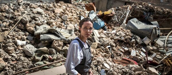 بازدید آنجلینا جولی از مرکز خلافت داعش +عکس، ویدیو بازدید آنجلینا جولی از مرکز خلافت داعش +عکس، ویدیو - اسپوتنیک افغانستان