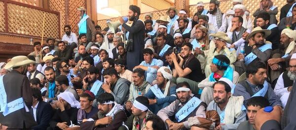 کاروان صلح خواهان هلمندی در کابل کاروان صلح خواهان هلمندی در کابل - اسپوتنیک افغانستان