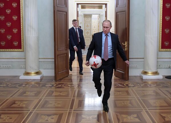 ولادیمیر پوتین،‌ رئیس جمهور روسیه – کاخ کرملین، مسکو - اسپوتنیک افغانستان  