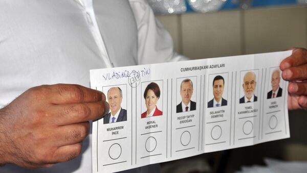 در انتخابات ترکیه کسی به پوتین رای داد - اسپوتنیک افغانستان  