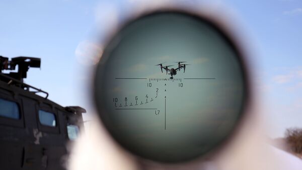 هواپیمای بدون سرنشین ناشناخته شده در پایگاه هوایی حمیمیم - اسپوتنیک افغانستان  