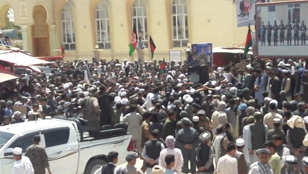 تظاهرات در فاریاب - اسپوتنیک افغانستان  