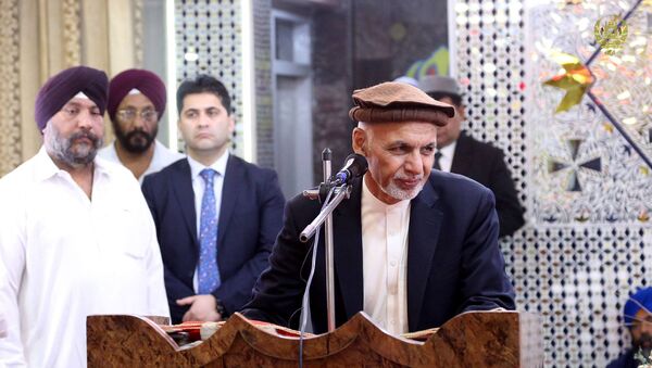 رئیس جمهور غنی با هموطنان سکهـ و اهل هنود - اسپوتنیک افغانستان  