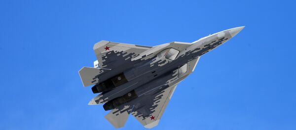 بمب افکنSU-57 روسیه رقیب مرگبار  F – 22 امریکایی شناخته شد - اسپوتنیک افغانستان  