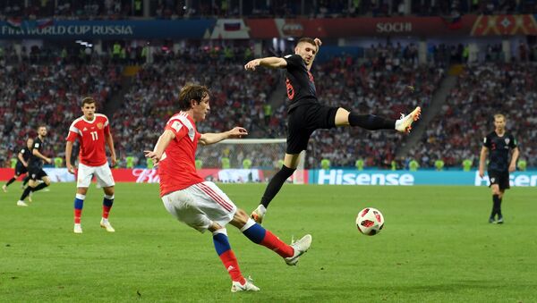 صعود کرواسیا به مرحله نیمه نهایی جام جهانی - اسپوتنیک افغانستان  