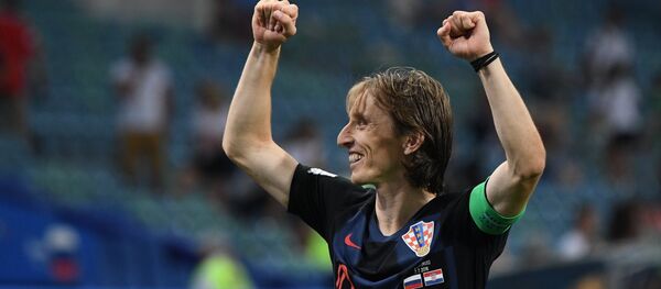 Luka Modric, capitán de la selección de Croacia Luka Modric, capitán de la selección de Croacia - اسپوتنیک افغانستان