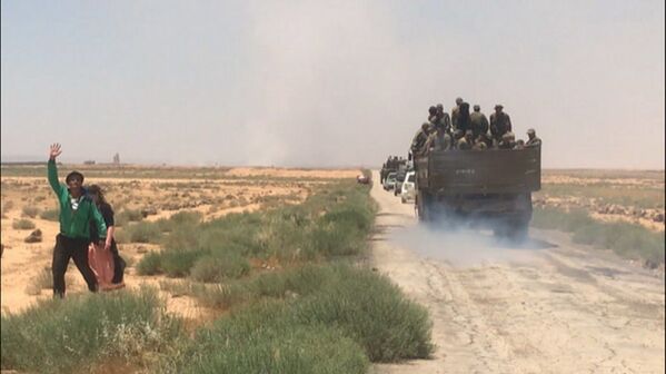 نیروهای نظامی سوریه در سرحد با اردن در ولایت درعا - اسپوتنیک افغانستان  