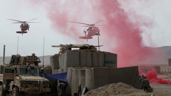 قول اردوی ۲۱۵ میوند به هلیکوپترهای بلک‌هاک مجهز شد - اسپوتنیک افغانستان  