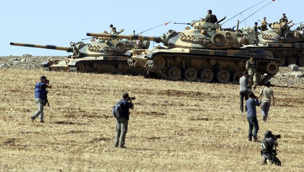 تانک های  ترکیه در سوریه - اسپوتنیک افغانستان  
