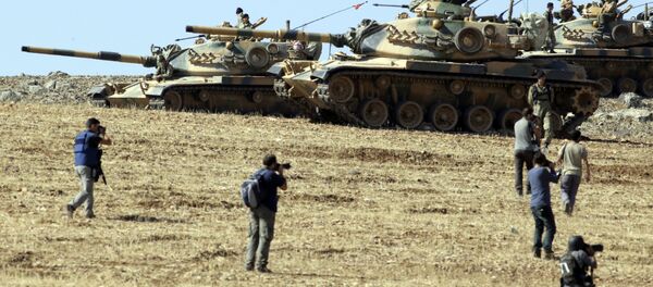 تانک های  ترکیه در سوریه تانک های  ترکیه در سوریه - اسپوتنیک افغانستان