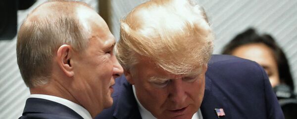 Президент РФ Владимир Путин и президент США Дональд Трамп Президент РФ Владимир Путин и президент США Дональд Трамп - اسپوتنیک افغانستان