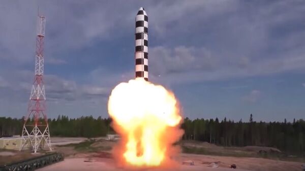 انتشار ویدیو آزمایشات راکت سنگین روسی سارمات - اسپوتنیک افغانستان  