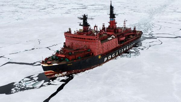 ساخت کشتی یخ شکن هسته ای در روسیه - اسپوتنیک افغانستان  