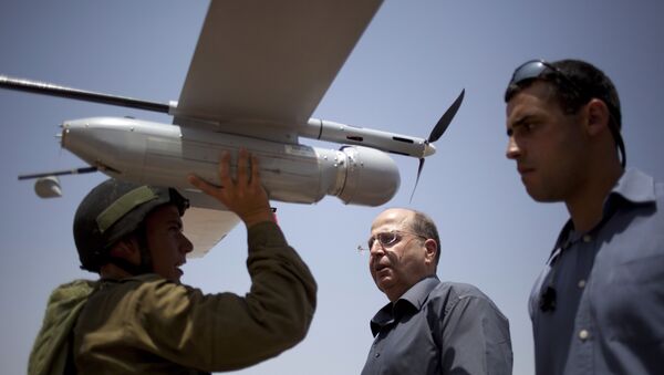 نمایش  هواپیمای بدون سرنشین اسرائیل در سوریه - اسپوتنیک افغانستان  