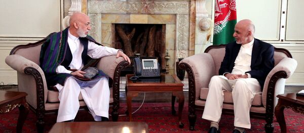 دیدار اشرف غنی با حامد کرزی - اسپوتنیک افغانستان  