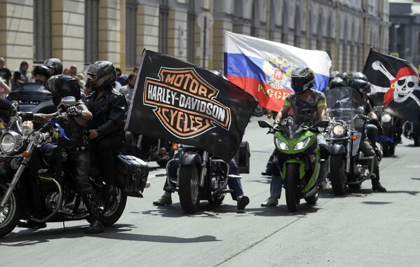 فستیوال موترسایکل «St.Petersburg Harley Days» - شهر سن پترزبورگ، روسیه - اسپوتنیک افغانستان  