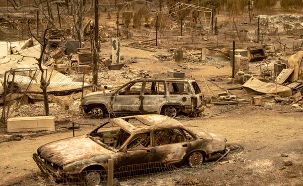 عواقب آتش سوزی در کالیفرنیا، امریکا - اسپوتنیک افغانستان  