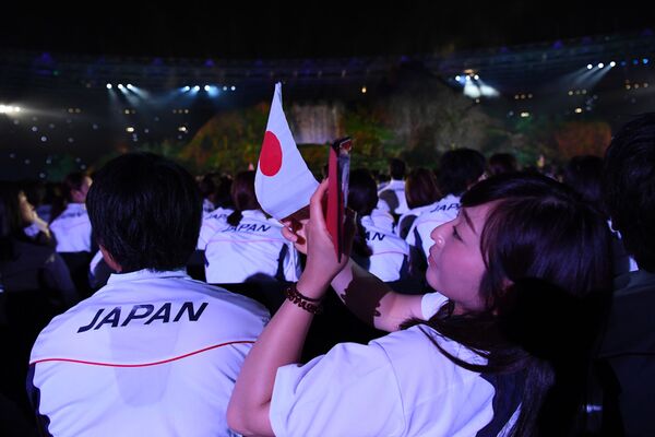 هیئات جاپانی در مراسم افتتاح بازی‌های آسیایی 2018 در اندونیزیا - اسپوتنیک افغانستان  