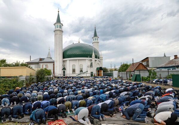 نماز عید قربان – شهر بارنائول، روسیه - اسپوتنیک افغانستان  
