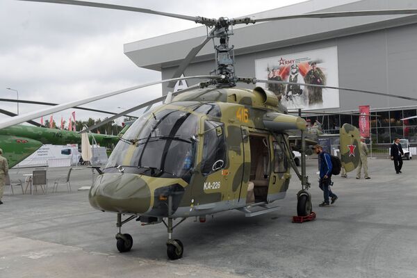 هلیکوپتر کا 226 در نمایشگاه بین‌المللی نظامی «ارتش 2018» روسیه - اسپوتنیک افغانستان  