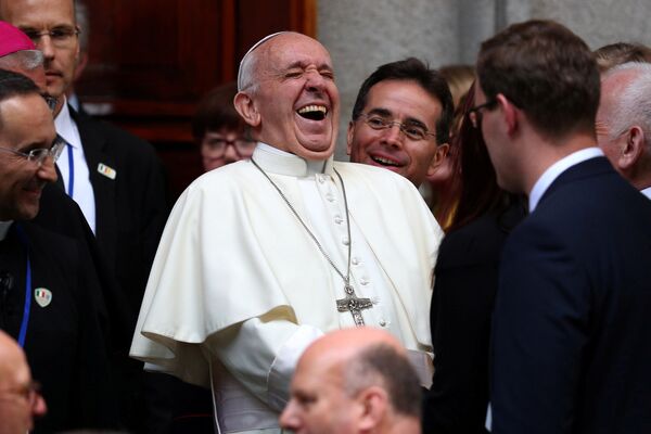 پاپ فرانسیس در حال بازدید از دوبلین، ایرلند - اسپوتنیک افغانستان  
