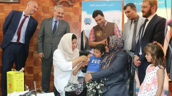 چهارده میلیون کودک در افغانستان واکسین سرخکان می‌شوند - اسپوتنیک افغانستان  