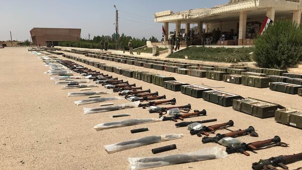Боевики оставили в сирийской провинции Дераа тонны боеприпасов и оружия - اسپوتنیک افغانستان  