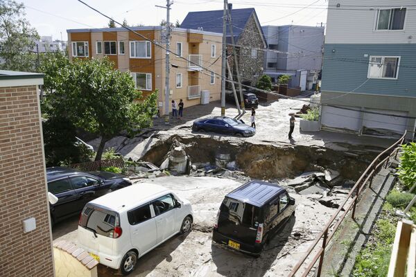 زلزله شدید در جزیره هوکایدو چاپان - اسپوتنیک افغانستان  