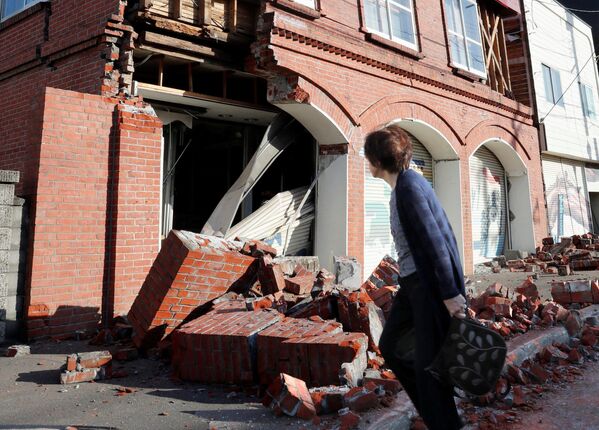 زلزله شدید در جزیره هوکایدو چاپان - اسپوتنیک افغانستان  