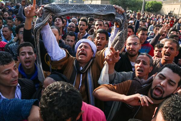 معترضین در مرکز قاهره، مصر - اسپوتنیک افغانستان  