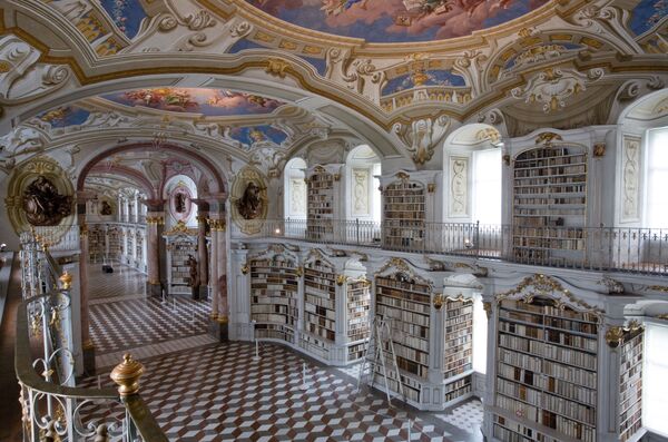 کتابخانه ای در شهر ادمانت، اتریش - اسپوتنیک افغانستان  