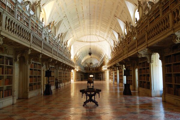 کتابخانه کاخ مافرا – پرتگال - اسپوتنیک افغانستان  