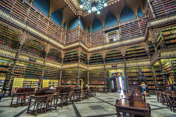 کتابخانه سلطنتی پرتگال در شهر ریو دو ژانیرو، برازیل - اسپوتنیک افغانستان  
