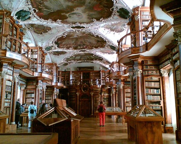 کتابخانه صومعه سنت گال در سوئیس - اسپوتنیک افغانستان  