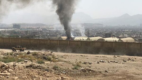 بزرگترین دیپوهای ارتش در کابل آتش گرفت - اسپوتنیک افغانستان  