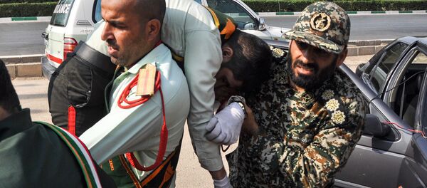 حمله به مراسم رسم گذشت نظامی - شهر اهواز، ایران - اسپوتنیک افغانستان  