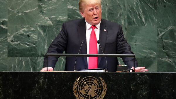 ترامپ علت خنده حضار به سخنرانی‌اش را در مجمع عمومی توضیح داد - اسپوتنیک افغانستان  
