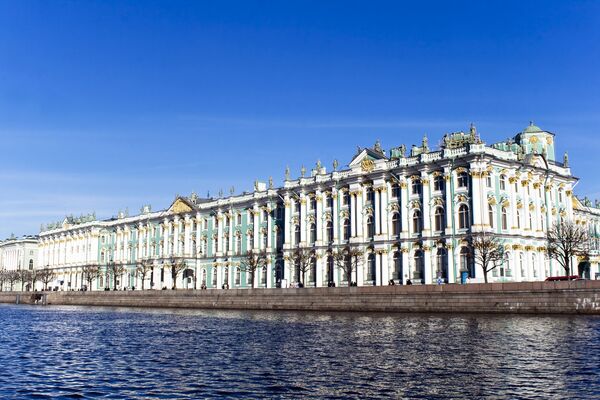 کاخ زمستانی در شهر سن پترزبورگ روسیه - اسپوتنیک افغانستان  