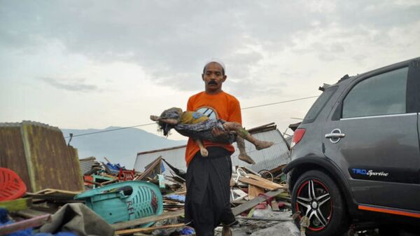 شمار قربانیان زلزله و سونامی در اندونیزیا به ۸۳۲ تن رسید - اسپوتنیک افغانستان  
