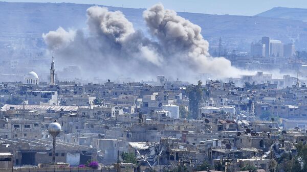 انفجار موتر بمب گذاری شده در شهر اعزاز سوریه - اسپوتنیک افغانستان  