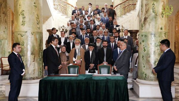 امضا قرارداد پروژه آبیاری و تولید برق خان‌آباد - اسپوتنیک افغانستان  