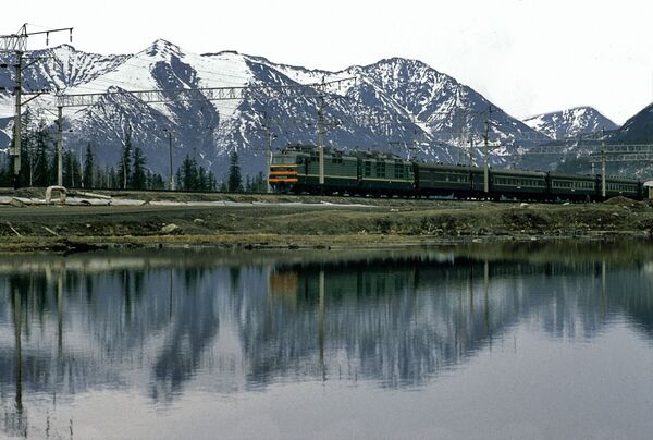 راه آهن بایکال-آمور – منطقه ایرکوتسک، روسیه - اسپوتنیک افغانستان  