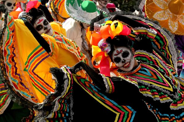 برگزاری جشن مرده ها در امریکا و مکسیکو. - اسپوتنیک افغانستان  