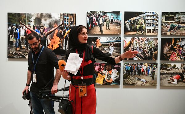 افتتاح نمایشگاه برندگان مسابقه بین المللی عکاسی آندری استنین ۲۰۱۸ - اسپوتنیک افغانستان  