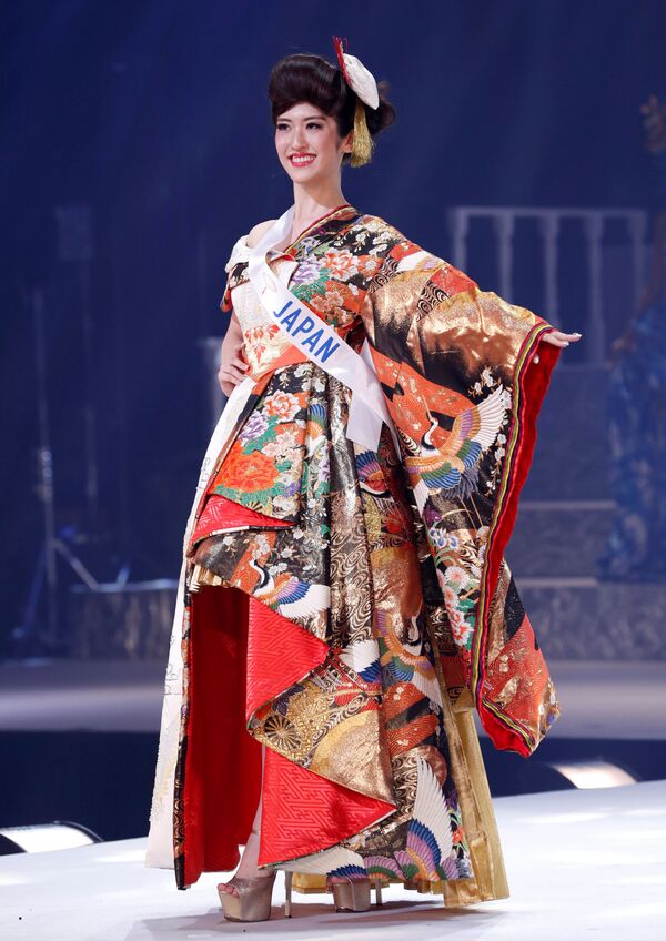 دختر جاپانی در مسابقات دختر شایسته جهان در جاپان - اسپوتنیک افغانستان  