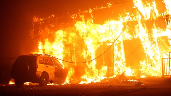 آتش سوزی در کالیفرنیا - اسپوتنیک افغانستان  