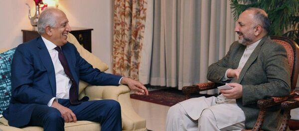 اتمر با خلیلزاد دیدار کرد - اسپوتنیک افغانستان  