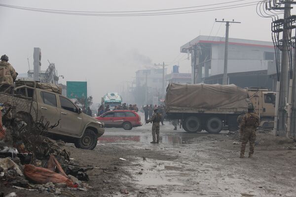 حمله تهاجمی بر یک کمپ امنیتی خصوصی در حوزه نهم شهر کابل - اسپوتنیک افغانستان  