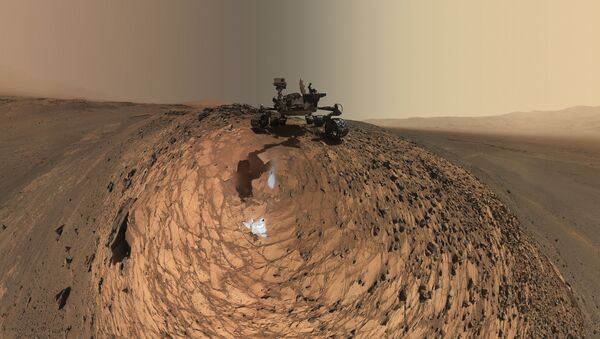 یک شیء براق غیر قابل درک بر روی مریخ پیدا شد + عکس - اسپوتنیک افغانستان  